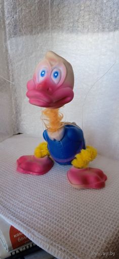 Утка резиновая, игрушка- марионетка. 25