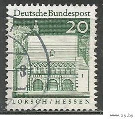 ФРГ. Городские ворота. Гессен. 1966г. Mi#491.