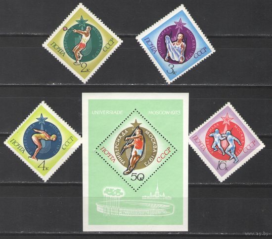 Марки СССР.1973г. Универсиада