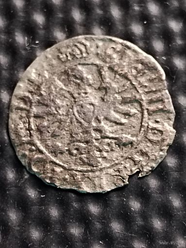 Польша. Шеляг 1625 г. "Литовский с орлом и погоней". Сигизмунд III(1587-1632). МД-Литва, Вильно. (R8).