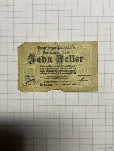 Нотгельд 10 пфеннигов 1921 год. -2712