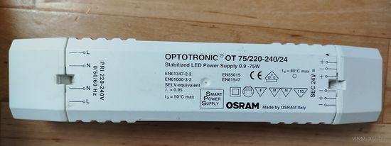 ОPTOTRONIC - ОТ 75/220-240/24 Power Supply 0,9-75w