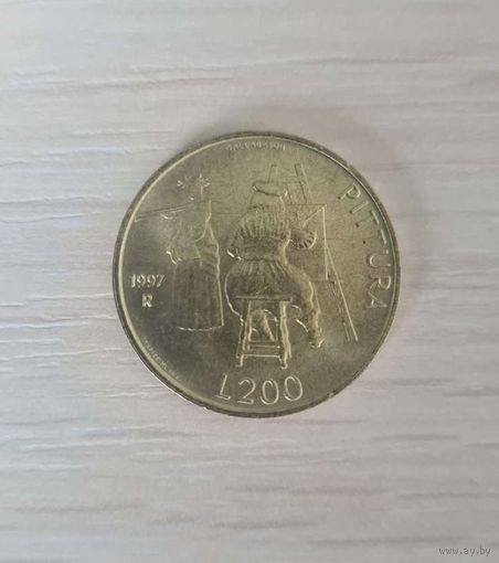 Сан-Марино 200 лир, 1997 (Repubblica di San Marino L.200)