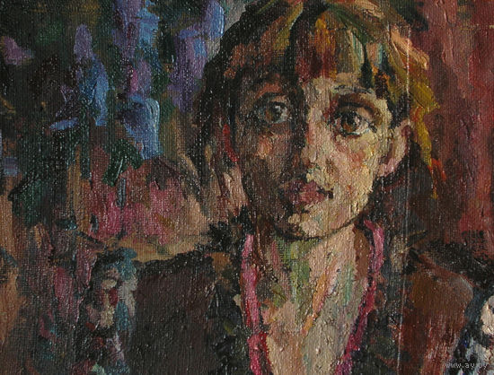 Портрет. х/м , 1982 .