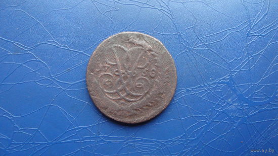 2 копейки 1758 надпись сверху                                                                                                         (4163)