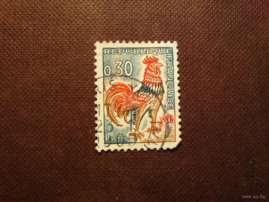 Франция 1965 г.Галльский петух. Символ Франции./37а/