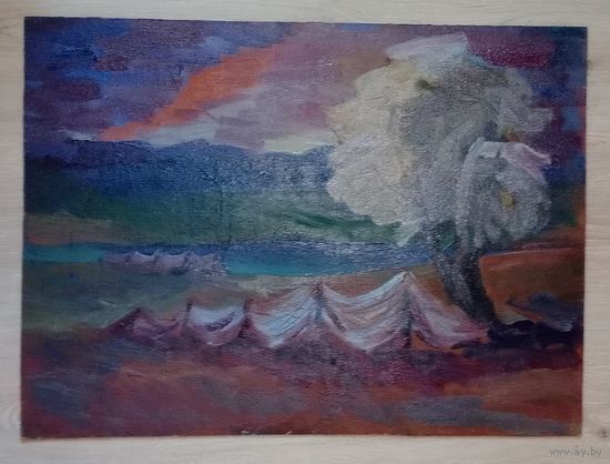 Масло, ДВП 44Х60