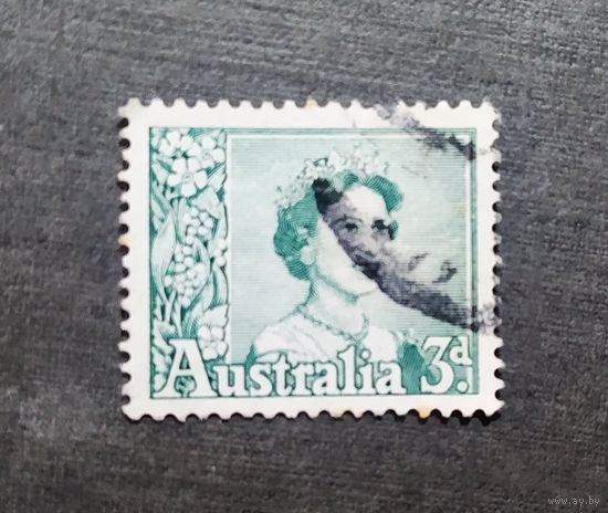 Марка Австралия 1959 год Королева