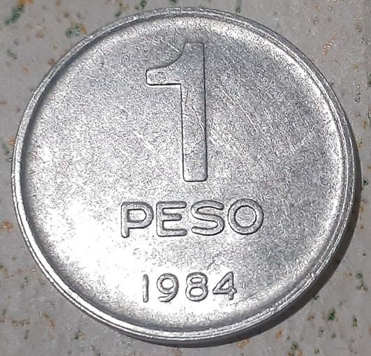 Аргентина 1 песо, 1984 (14-2-14(в))