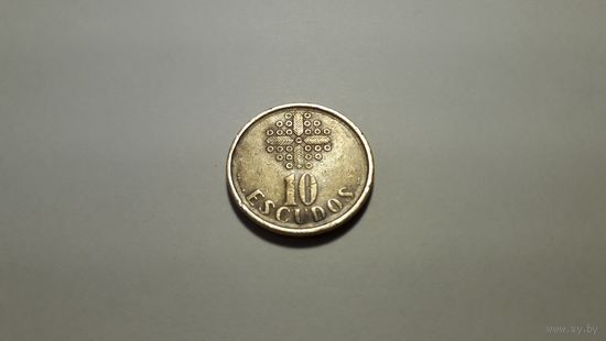 10 эскудо 1987 г. Португальская Республика. Внимательно читайте объявление.