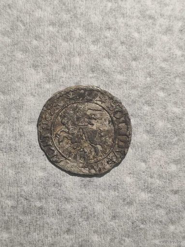 Серебряный шеляг Сигизмунда III Вазы 1625 года "Литовский с орлом и погоней