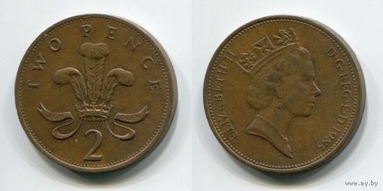 Великобритания. 2 пенса (1985)