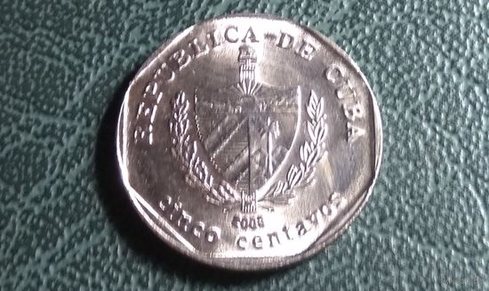 5 сентаво 2009. Куба. UNC!