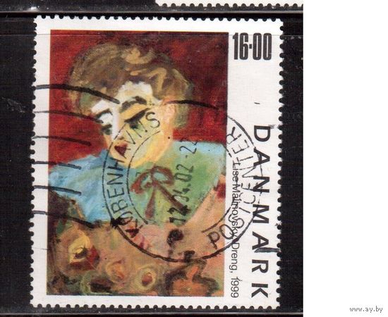 Дания-1999, (Мих.1220) гаш., Искусство, Живопись