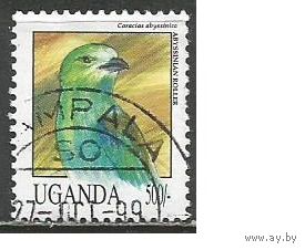 Уганда. Абиссинская сизоворонка. 1992г. Mi#1149.