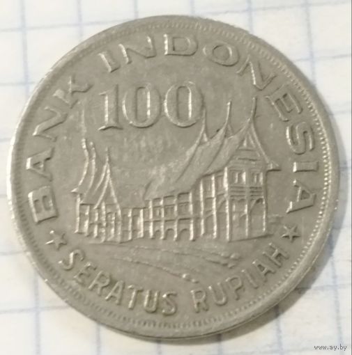 100 рупий 1978 года Индонезия