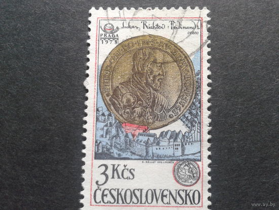 Чехословакия 1978 медаль с фил. выставки