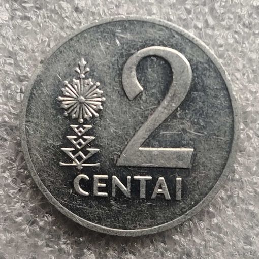 Литва 2 цента   1991 г.  (3)