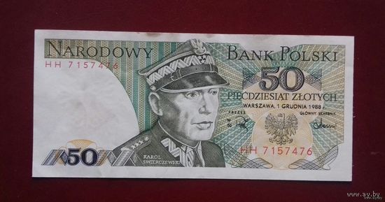 50 злотых, Польша 1988 г.