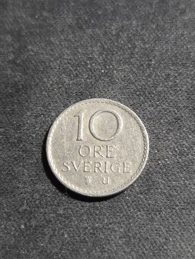Швеция 10 эре 1972
