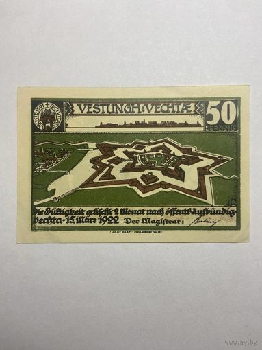 50 пфенингов (нотгельды) г. Германия.-1012