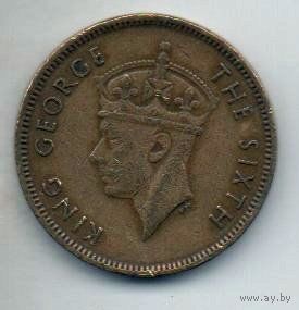 10 центов 1950 Гонконг