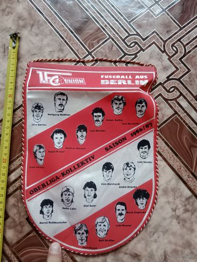 Вымпел FC Union Berlin 1986/87 г. ГДР