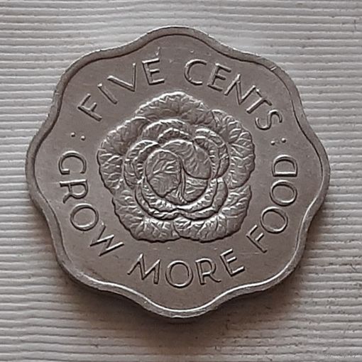 5 центов 1972 г. Сейшелы