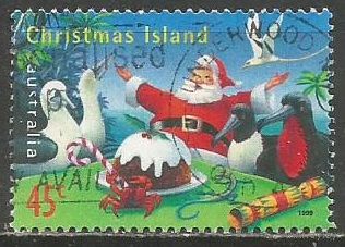 Остров Рождества. Рождество. 1999г. Mi#466.