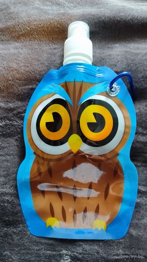 Бутылка для воды Сова. С карабином