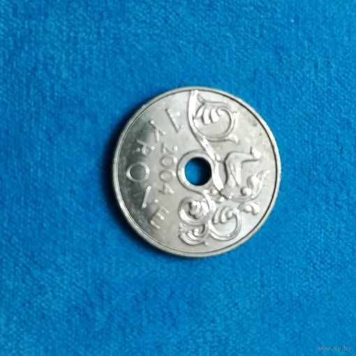 1 крона(2004г.) Норвегия. UNC!Расспродажа!