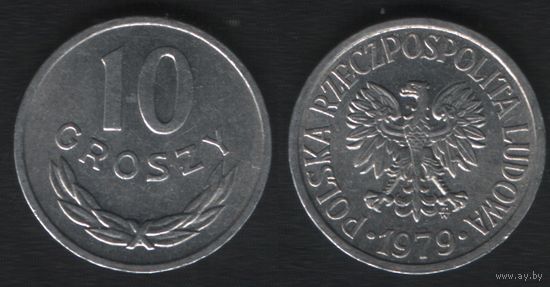 Польша __y47aa 10 грош 1979 год (mw) (_5