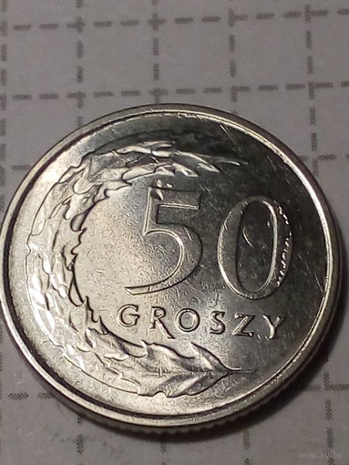 50 грошей Польша 2023 год