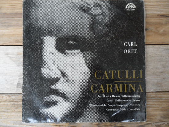 Пражский симф. оркестр, дир. В. Сметачек - К. Орф. Catulli Carmina - Supraphon, Чехословакия - 1965 г.