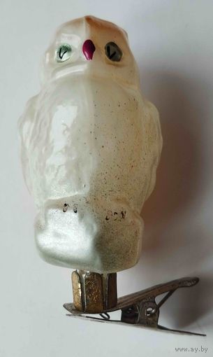 Елочная игрушка СССР. Сова