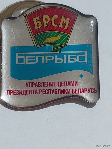 Значок " БРСМ Белрыба "