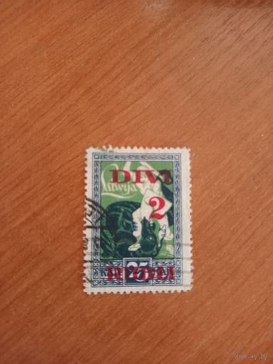 1920 Латвия Мих 61 зуб Лин 11 1/2 (2-8)
