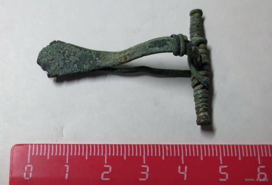 Фибула... "арбалет". Восточные провинции Римской Империи. Бронза. Идеальное состояние... работает до сих пор...