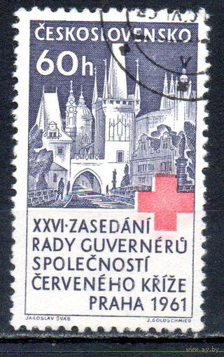 XXVI сессия Лиги представителей Красного Креста Чехословакия 1961 год серия из 1 марки