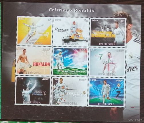 БЛОК ФУТБОЛ  ЧЕМПИОНАТ МИРА СПОРТ    MNH