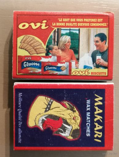 Спичечные коробки 4.4 х 3 х 1 см, серия "MAKARI", спички