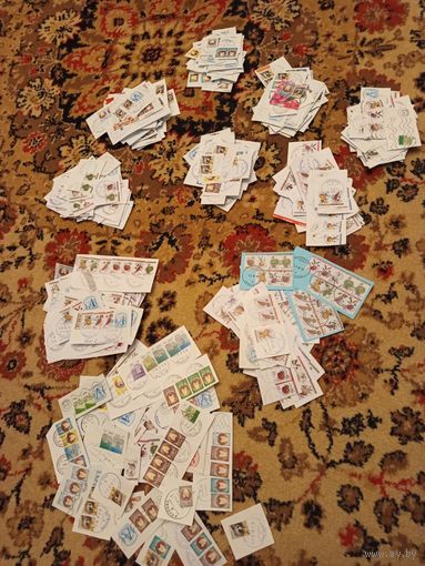 Беларусь больше 1000 марок флора фауна архитектура гербы