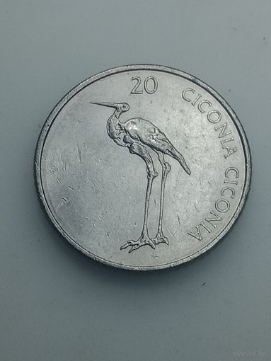 Словения 20 толаров 2005 года .