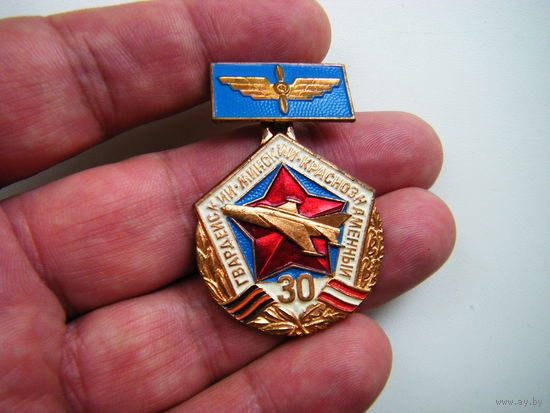 Значок 1972г. Т. М.  196 Гвардейский Минский Краснознамённый ВТАП.