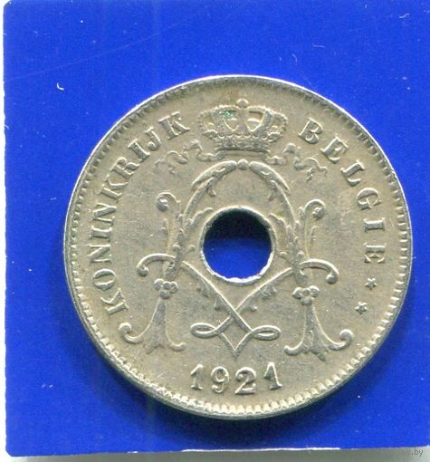Бельгия 10 сантимов 1921 BELGIE