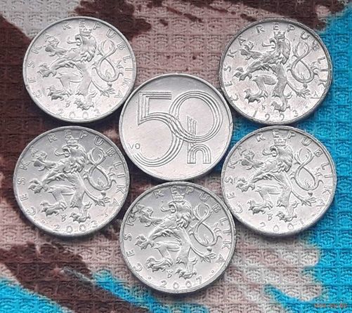 Чехия 50 геллер, UNC