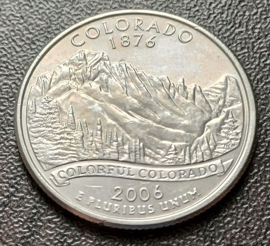 США 1/4 доллара, 2006 Квотер штата Колорадо    P   ( 1-3-5 )