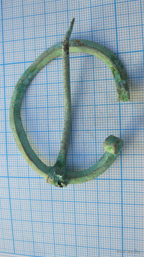 Фибула. Бронза, литье.