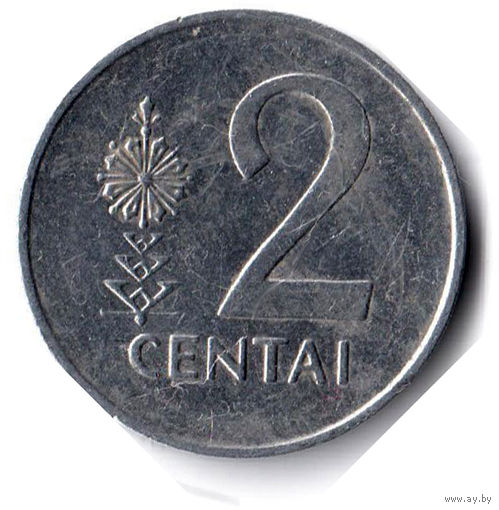 Литва. 2 цента. 1991 г.