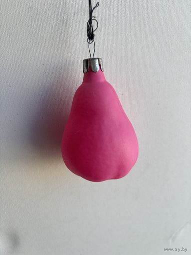 Елочная игрушка груша СССР